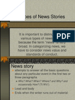 Types of News Stories