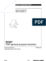 Data Sheet: PNP General Purpose Transistor