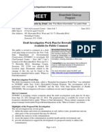 DEC Fact Sheet On Destiny USA Brownfield Application