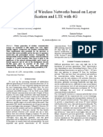 Interoperability of Wireless Networks Based On Layer Modification and LTE With 4G