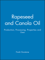Rapeseed and Canola Oil: Production, Processing, Properties and Uses
