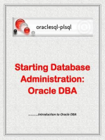 Starting Database Administration: Oracle DBA