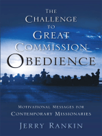 A Challenge to Great Commission Obedience: Motivational Messages for Contemporary Missionaries