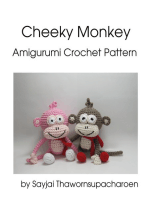 Cheeky Monkey Amigurumi Crochet Pattern