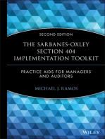 The Sarbanes-Oxley Section 404 Implementation Toolkit: Practice Aids for Managers and Auditors