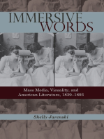 Immersive Words: Mass Media, Visuality, and American Literature, 1839–1893