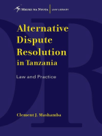 Alternative Dispute Resolution in Tanzania: Law and Practice