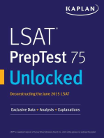 LSAT PrepTest 75 Unlocked: Exclusive Data, Analysis & Explanations for the June 2015 LSAT