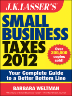 J.K. Lasser's Small Business Taxes 2012: Your Complete Guide to a Better Bottom Line