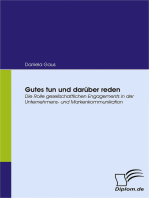 Gutes tun und darüber reden: Die Rolle gesellschaftlichen Engagements in der Unternehmens- und Markenkommunikation