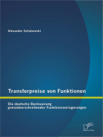 Transferpreise von Funktionen: Die deutsche Besteuerung grenzüberschreitender Funktionsverlagerungen