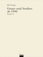 Werkausgabe Jiří Gruša / Essays und Studien ab 1990: Essays II