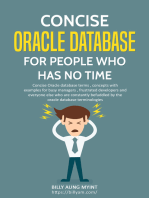 Concise Oracle Database For People Who Has No Time