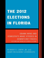 The 2012 Elections in Florida: Obama Wins and Democrats Make Strides in Downticket Races