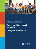 A Study Guide for George Bernard Shaw's "Major Barbara"