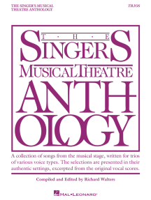 Singer's Musical Theatre Anthology Trios: Book Only