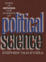 Guide to Methods for Students of Political Science