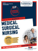 MEDICAL SURGICAL NURSING: Passbooks Study Guide