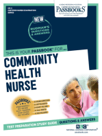 COMMUNITY HEALTH NURSE: Passbooks Study Guide