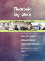 Electronic Signature A Complete Guide - 2019 Edition