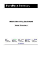 Material Handling Equipment World Summary: Market Values & Financials by Country