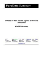 Offices of Real Estate Agents & Brokers Revenues World Summary: Market Values & Financials by Country