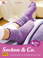 Socken & Co.: Schnell gestrickt von der Spitze bis zum Schaft