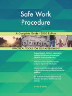 Safe Work Procedure A Complete Guide - 2020 Edition