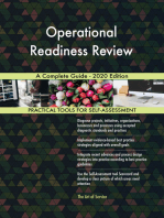 Operational Readiness Review A Complete Guide - 2020 Edition