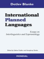 International Planned Languages. Essays on Interlinguistics and Esperantology