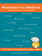 Mnemonics for Medicine: Differential Diagnoses and Other Pearls