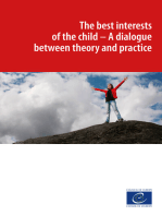 The best interests of the child: A dialogue between theory and practice