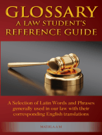 Glossary: A Law Student’s Reference Guide
