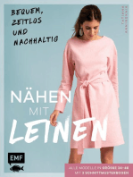 Nähen mit Leinen: Bequem, zeitlos und nachhaltig – Alle Modelle in Größe 34–46 – Mit Schnittmusterbogen als Download