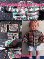 Stricken ohne Plan: Puppenjacke