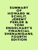 Summary of Howard M. Schilit, Jeremy Perler & Yoni Engelhart's Financial Shenanigans, Fourth Edition