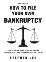 How To File Your Own Bankruptcy: The Step-by-Step Handbook to Filing Your Own Bankruptcy Petition