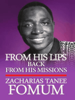 From His Lips: Back From His Missions: Inner Stories, #4