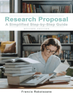 Research Proposal a Simplified Step-by-Step Guide - Revised Edition