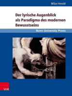 Der lyrische Augenblick als Paradigma des modernen Bewusstseins: Kant, Schlegel, Leopardi, Baudelaire, Rilke