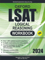 Oxford LSAT Logical Reasoing Workbook: Complete Guide and Workbook to Ace the  Logic Reasoning Section | 1,200+ Practice Drills | LSAT Logical Reasoning Prep 2024 | LSAT Logical Reasoning Workbook