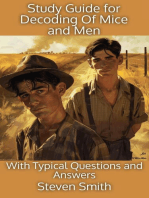 Study Guide for Decoding Of Mice and Men: With Typical Questions and Answers