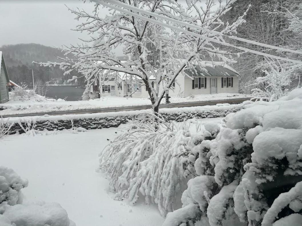 The scene near Center Harbor