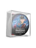 NHLPA Nathan MacKinnon #29 Colorado Avalanche 200 Goals Scored Souvenir Hockey Puck In Cube