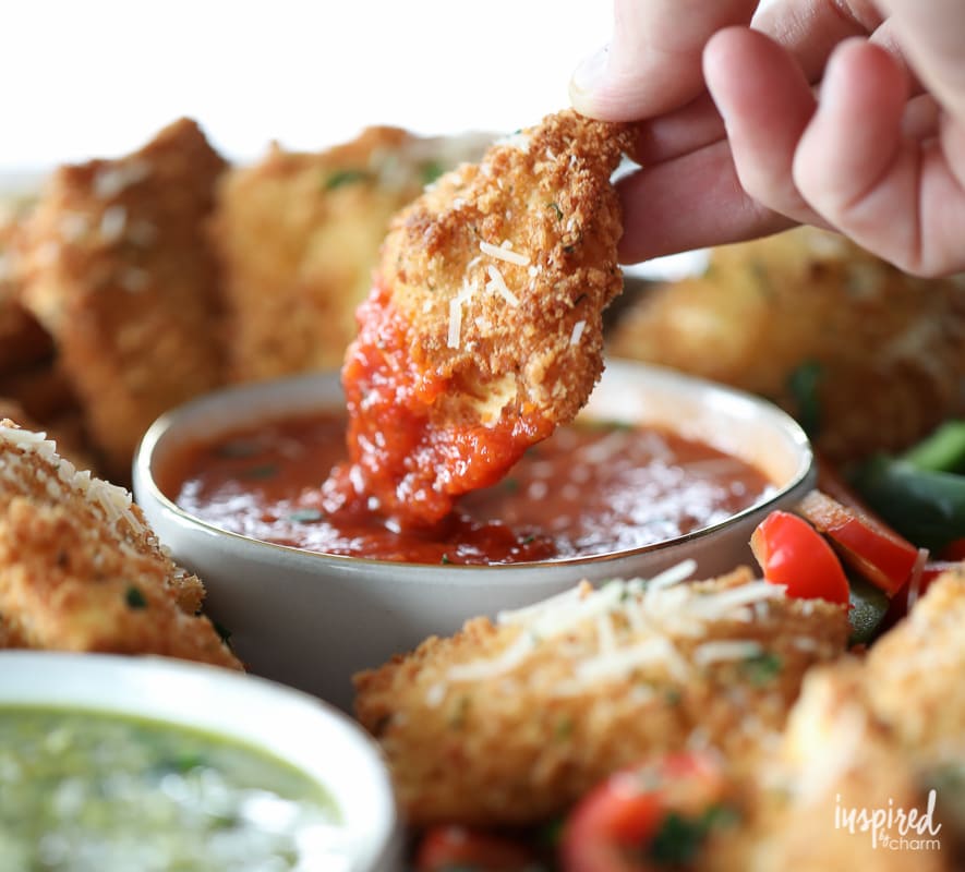 The Ultimate Fried Ravioli Recipe with Three Dipping Sauces