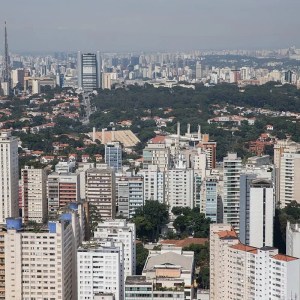 IGP-M e Fundo imobiliário: vista aérea de empreendimentos imobiliários em SP