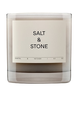 VELA SANTAL & VETIVER CANDLE SALT & STONE