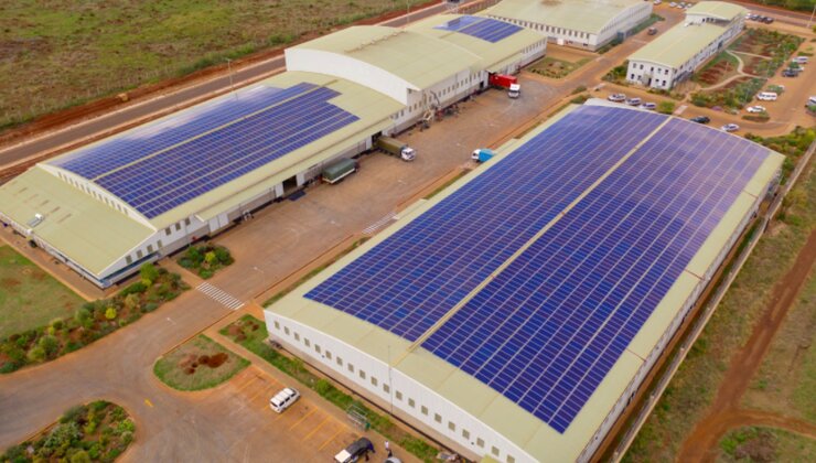 By putting solar on the roofs of businesses in Tatu Industrial Park, Tatu City estimates it will capture 30MW of solar power. [PHOTO | K24 DIGITAL]