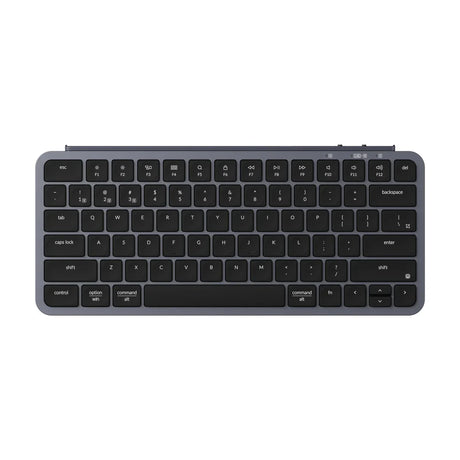 Keychron B1 Pro Ultra Slim Wireless Keyboards 75 Percent Layout for Mac Windows and Android Space Gray