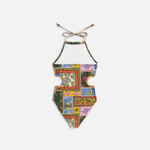 Kith Kids Tropical Tapestry Maya One Piece - Manuscript